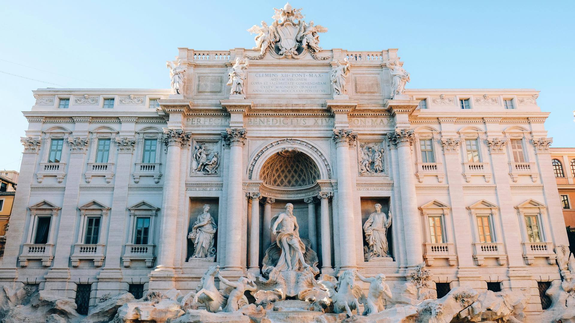 Frontal de la Fontana de Trevi