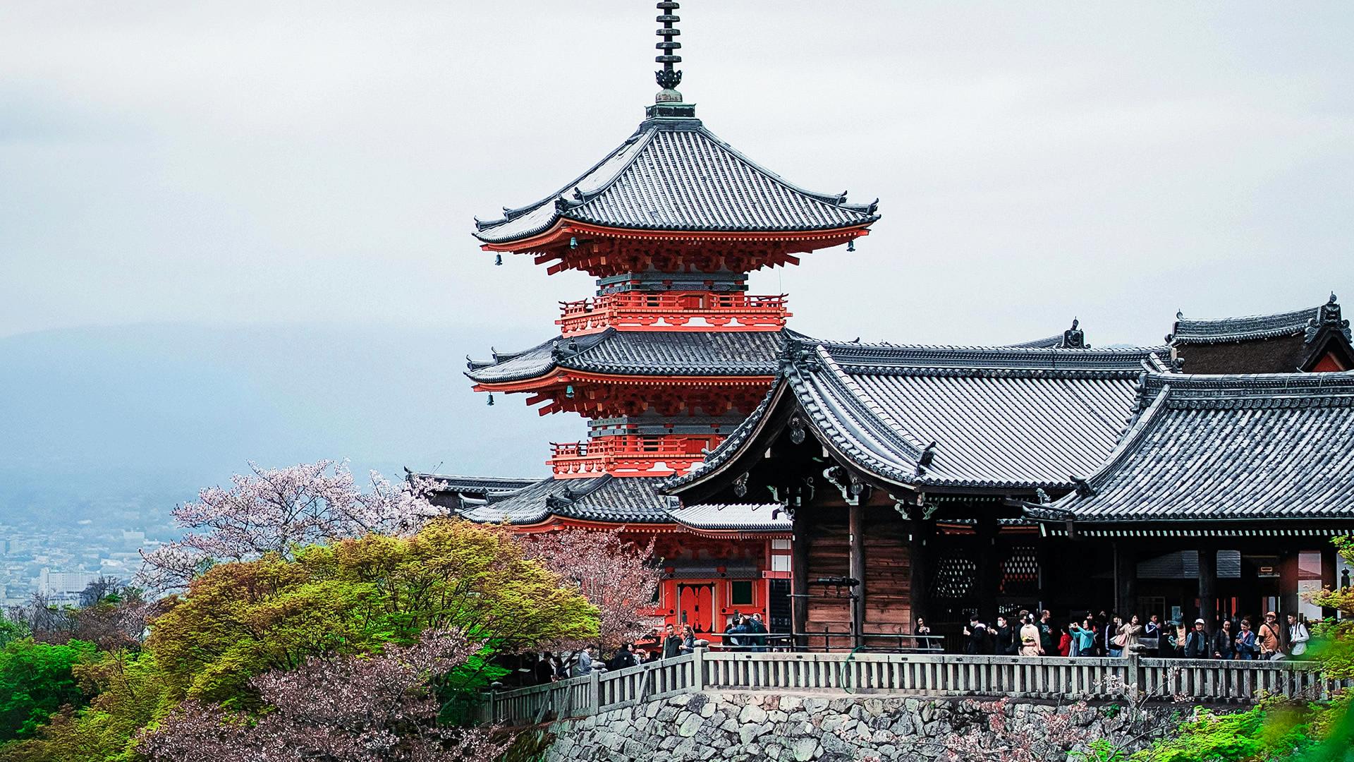 Gran pagoda del santuario Kiyomizu-dera