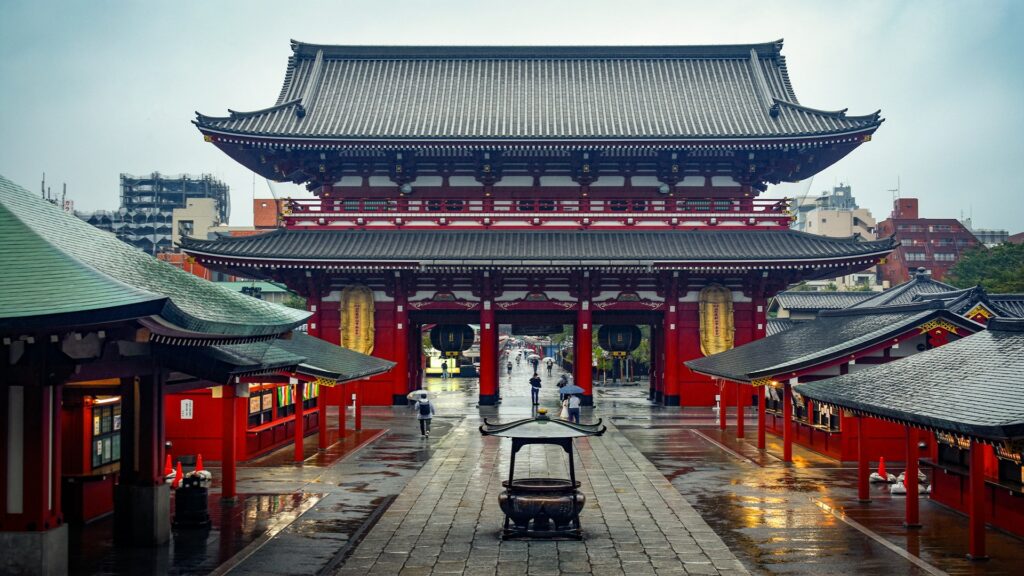 Entrada al Templo Senso-ji de Tokio