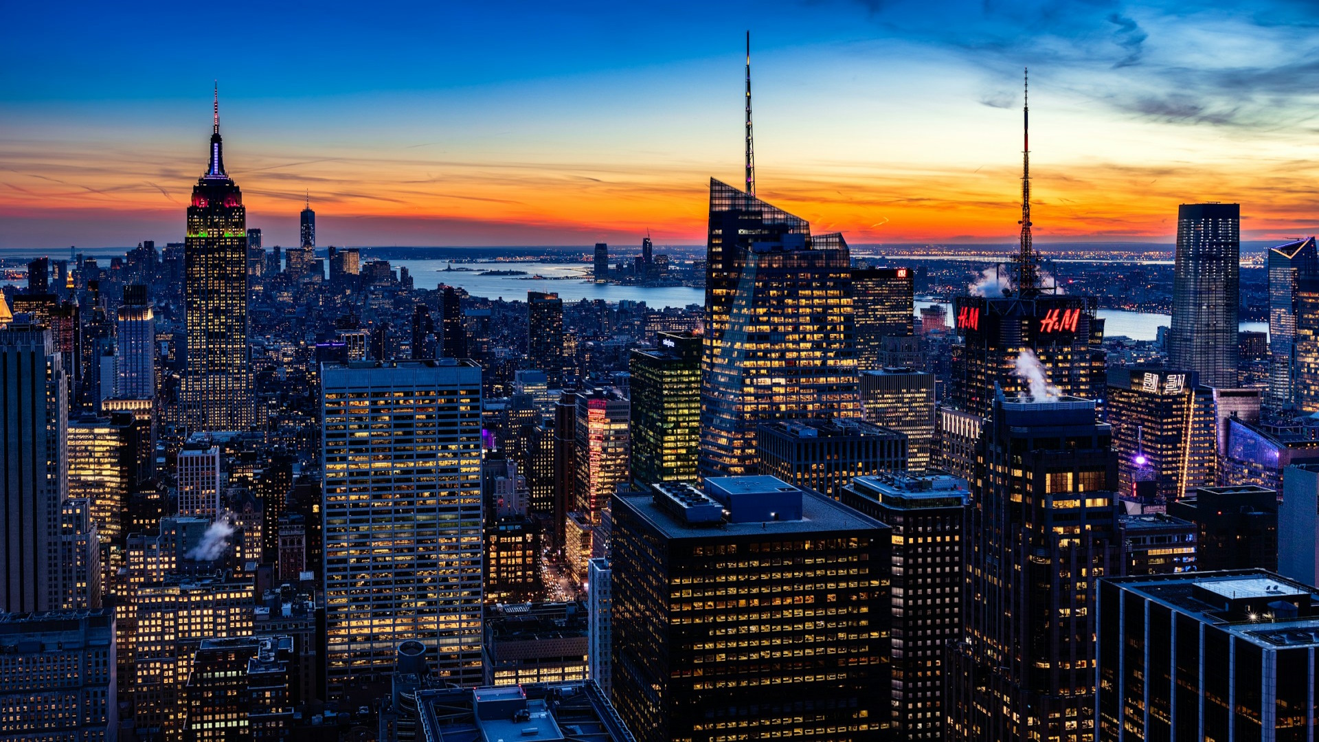 Vistas aéreas al Empire State Building