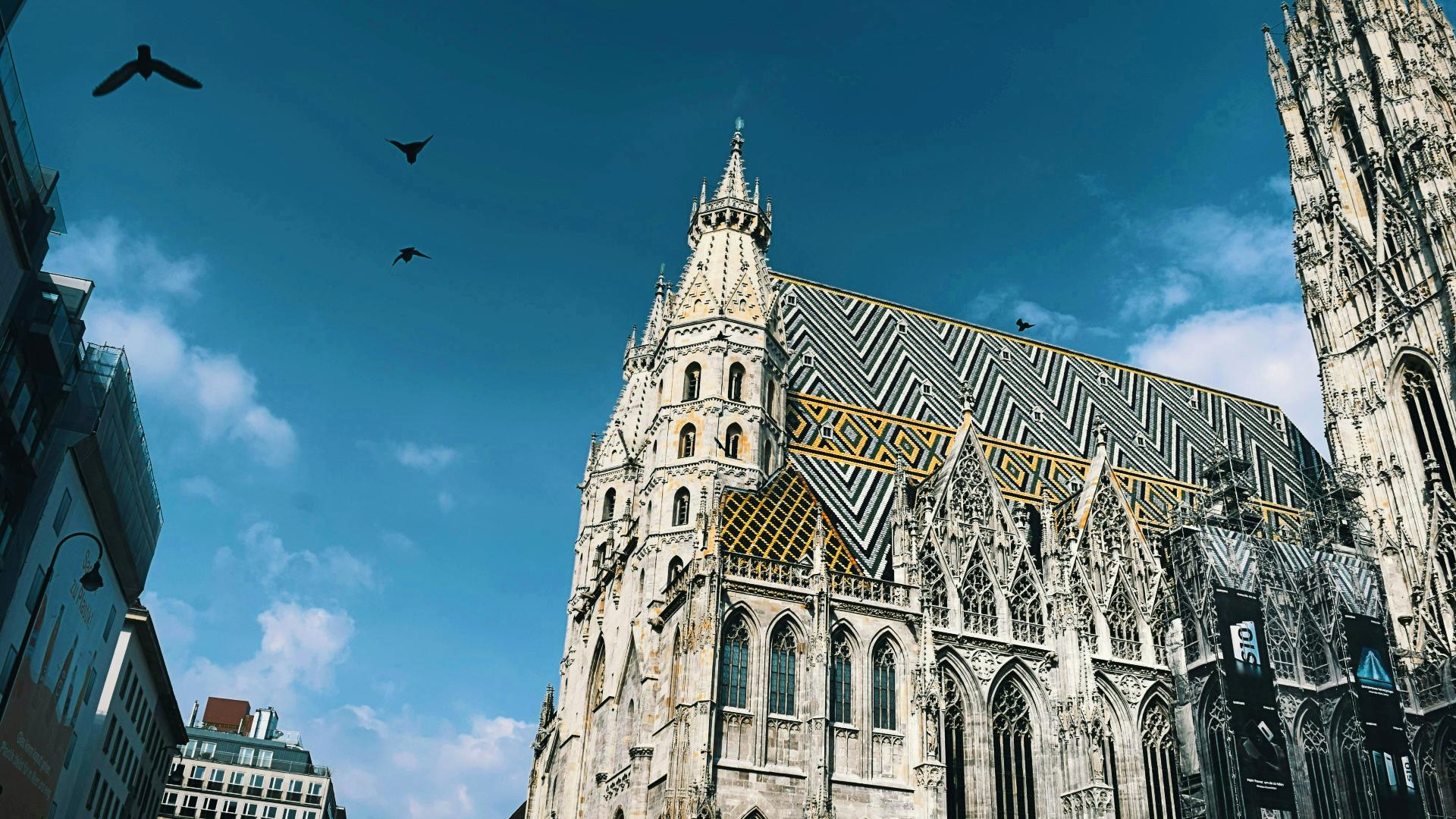 Catedral de Viena desde la plaza de San Esteban