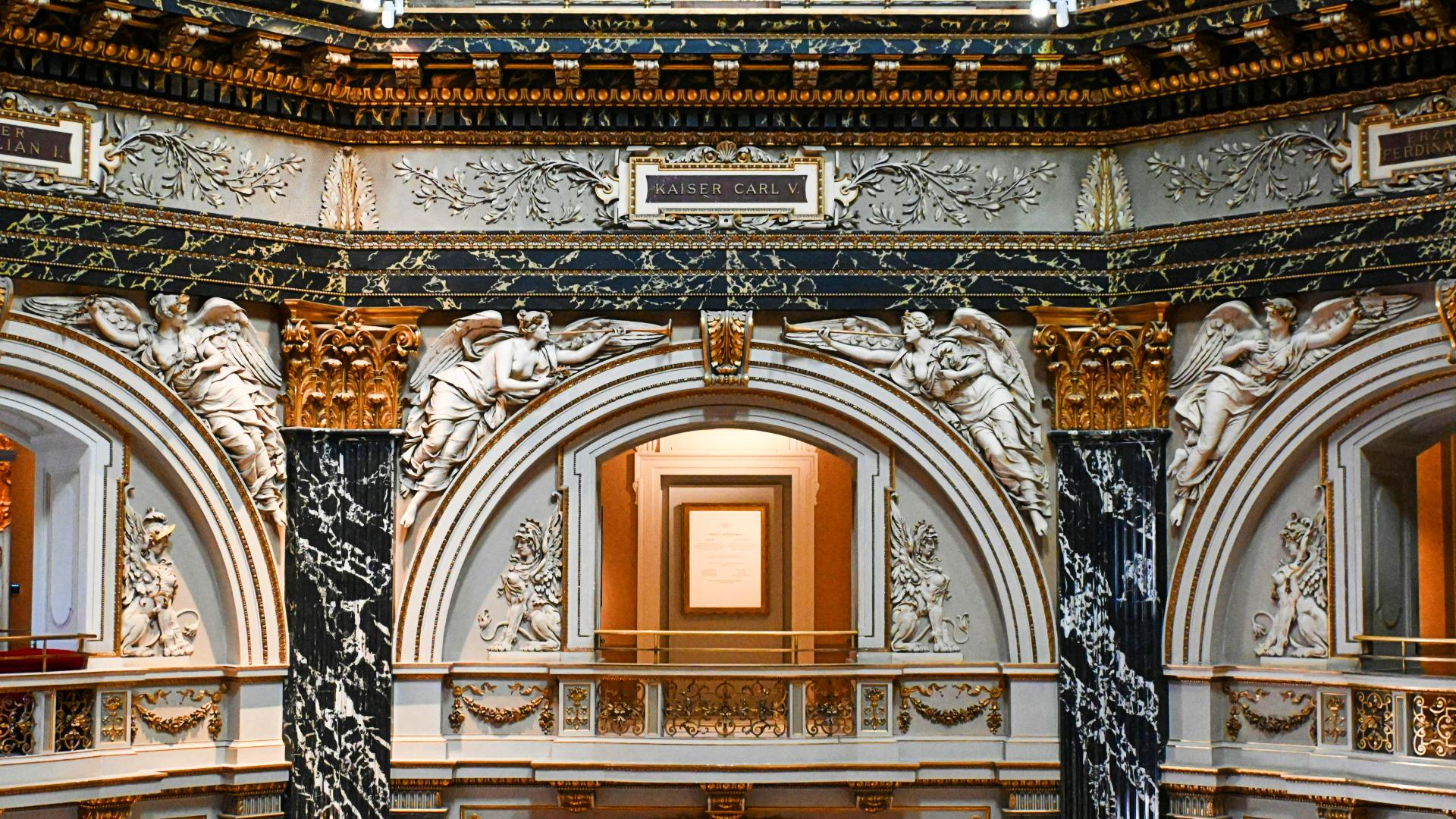 Sala del interior del Museo de Historia del Arte de Viena