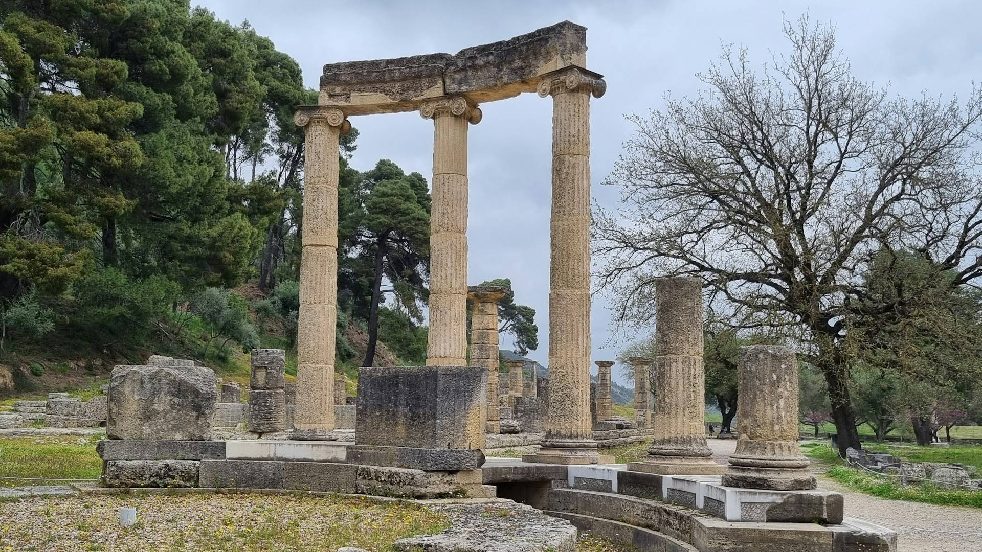 Estructura del Filipeo perteneciente al Altis Estructura del Filipeo perteneciente al Altis