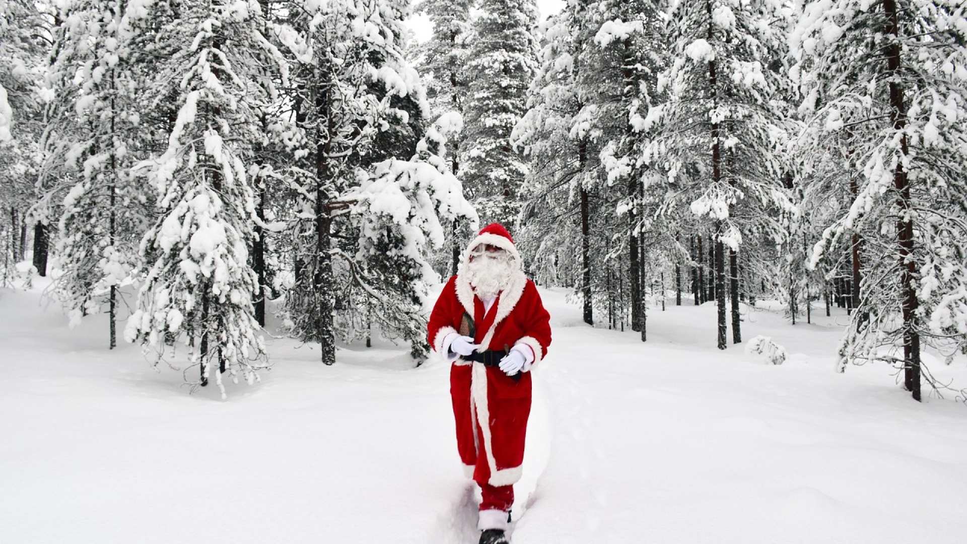 Papá Noel en Rovaniemi