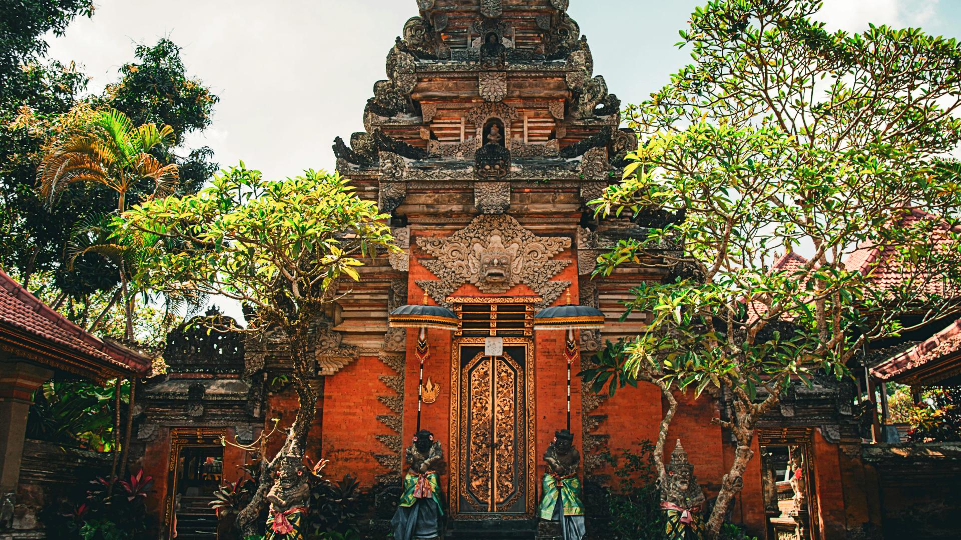 Fachada del Palacio Real de Ubud Fachada del Palacio Real de Ubud