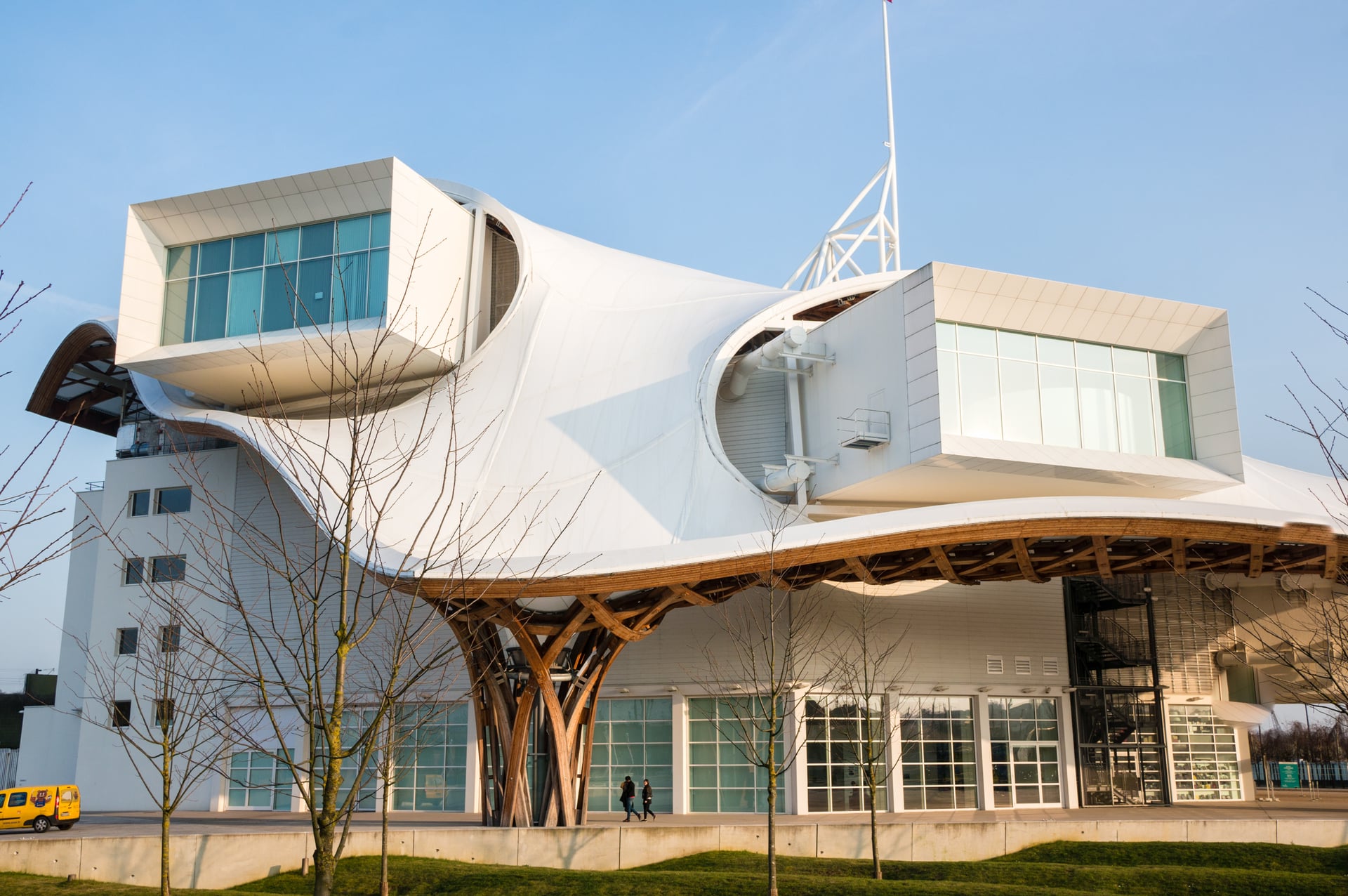 Fachada del Centro Pompidou en Metz