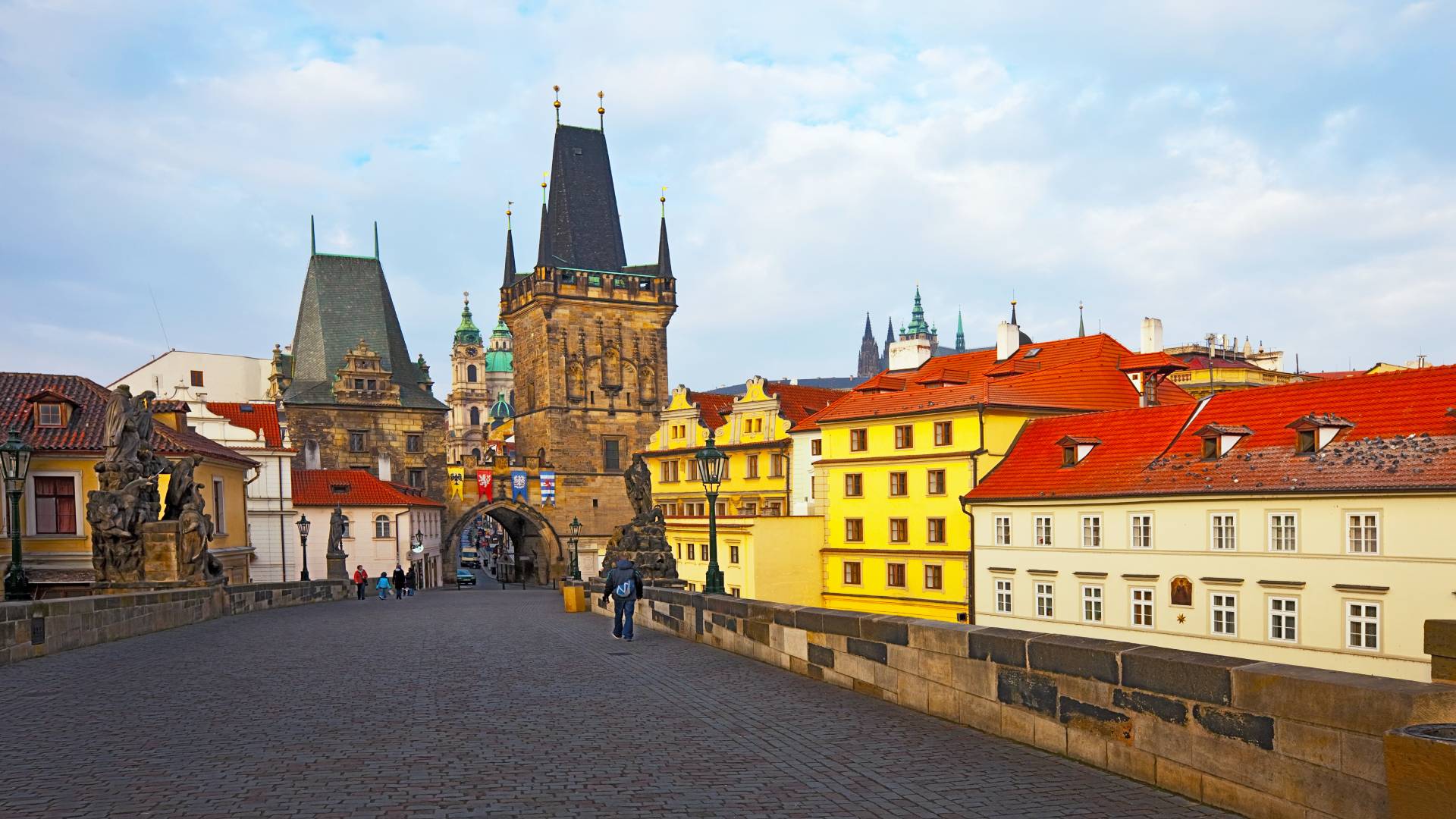 Calles empedradas en Praga