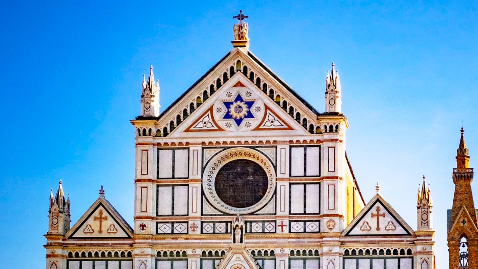 Estrella de David en la Basílica de Santa Croce