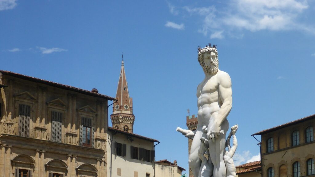Fuente de Neptuno en la Piazza della Signoria