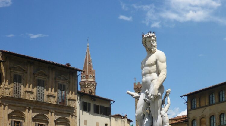 Fuente de Neptuno en la Piazza della Signoria