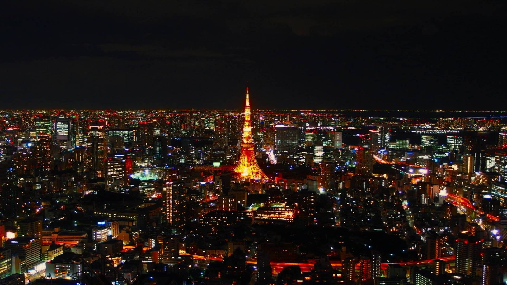 Torre de Tokio de noche