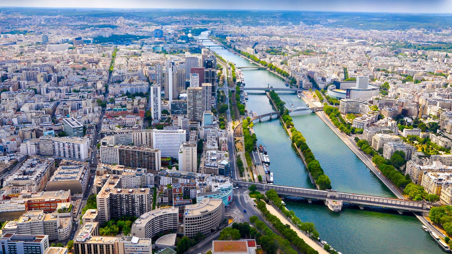 Vistas desde la Torre Eiffel