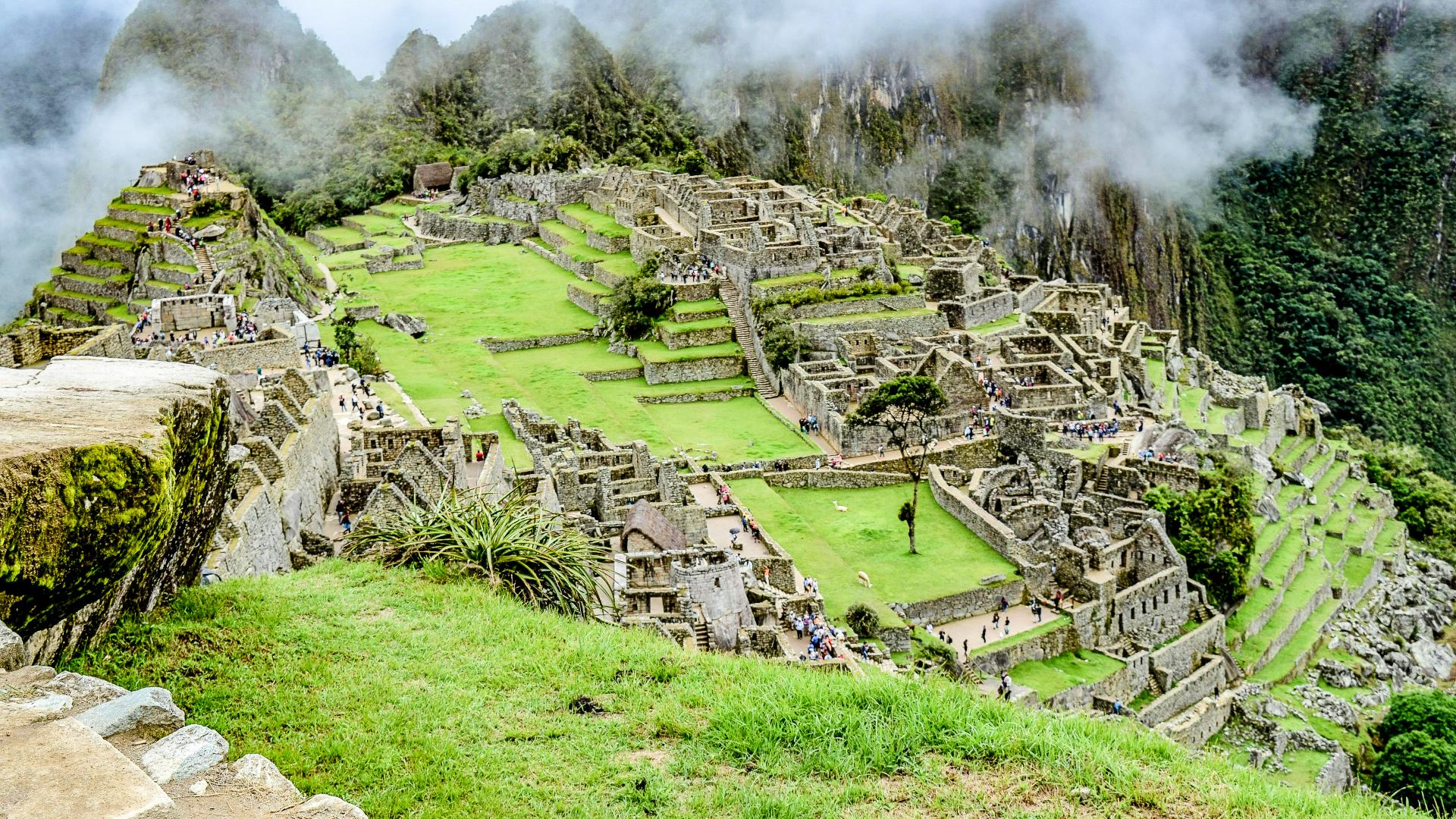 Ruinas del pueblo de Machu Picchu