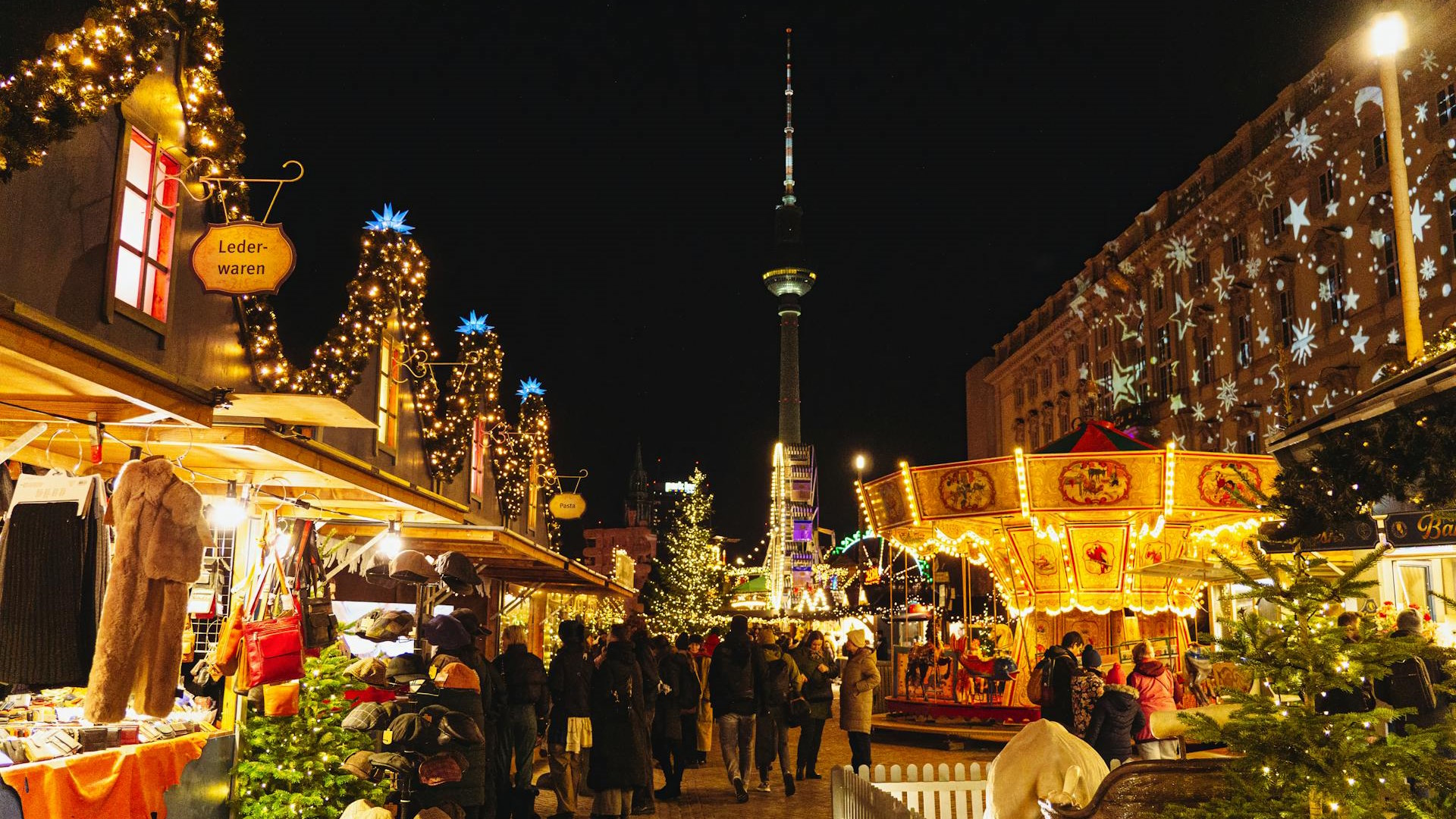 Mercadillo navideño en Alexanderplatz