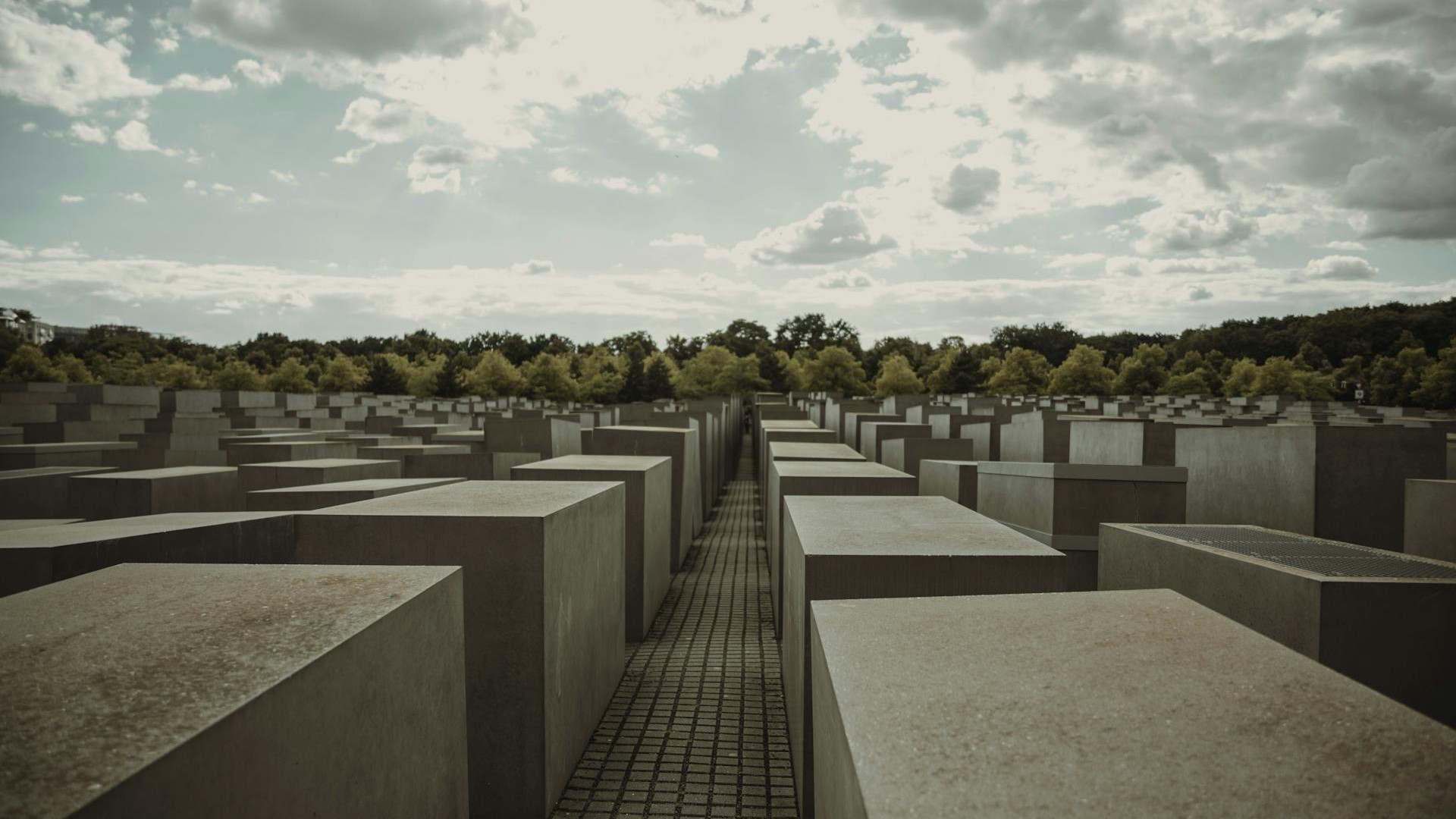 Monumento del Holocausto visto desde arriba