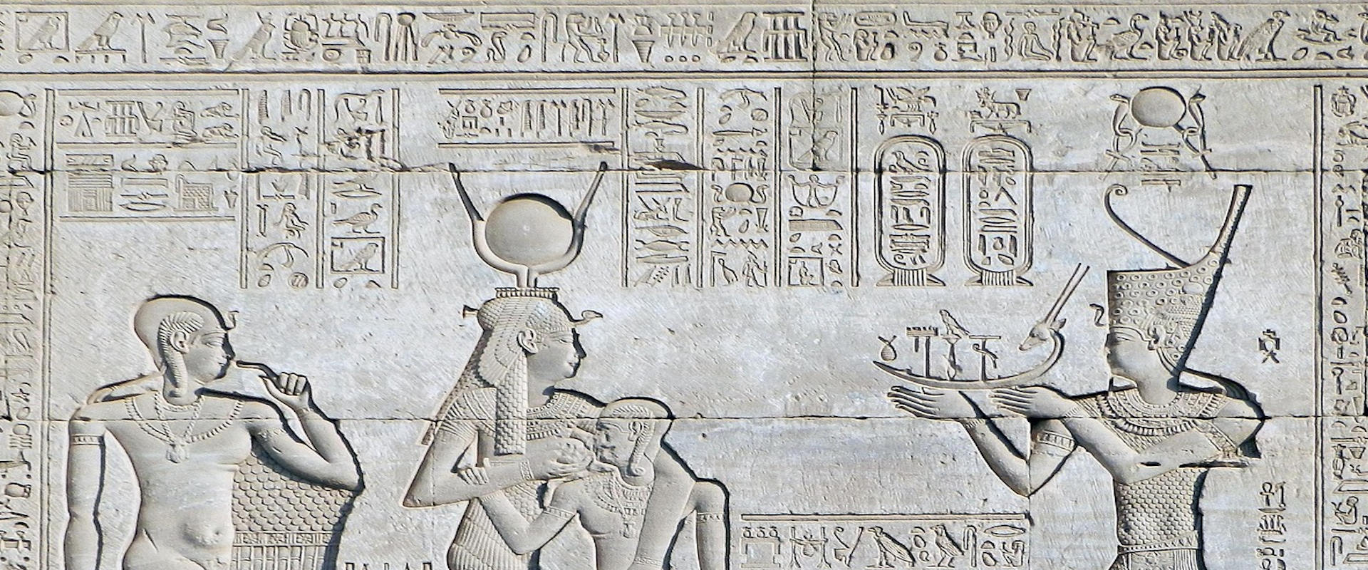 Jeroglíficos de Templo de Hathor