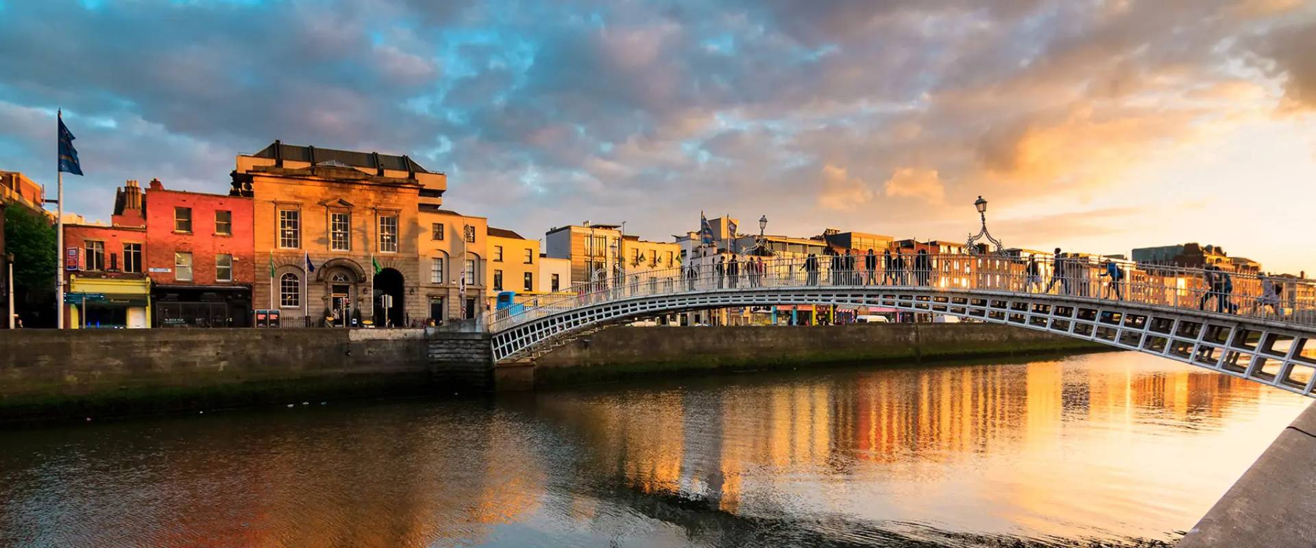 El Río Liffey atravesando Dublín