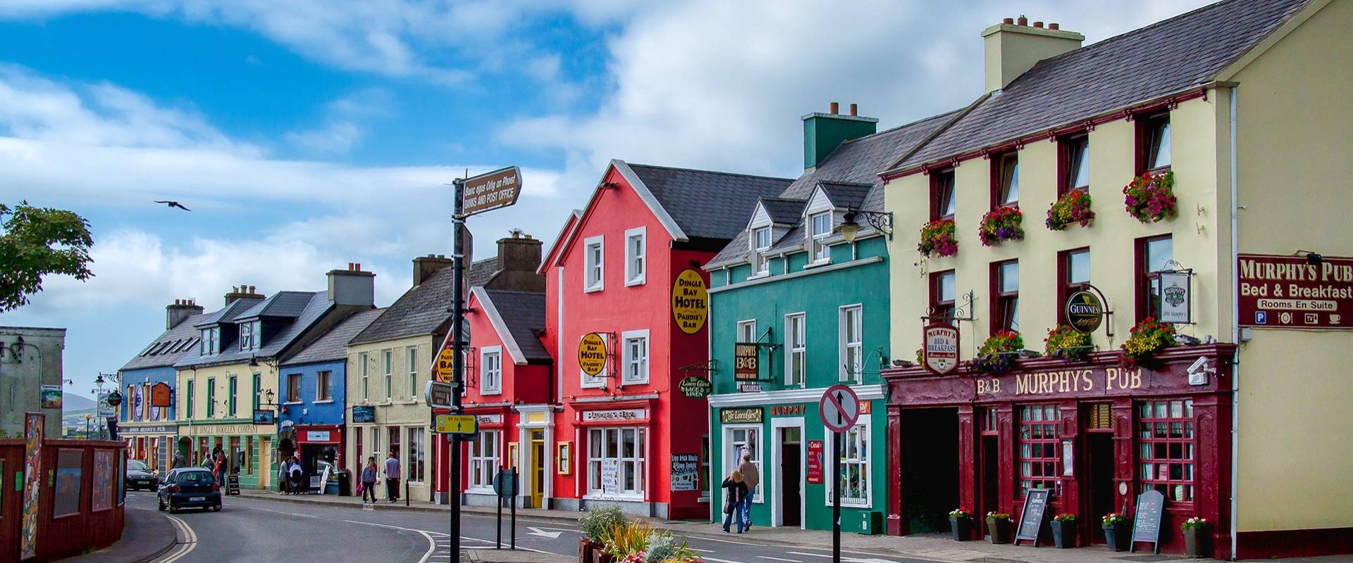 Casas de la costa oeste de Irlanda