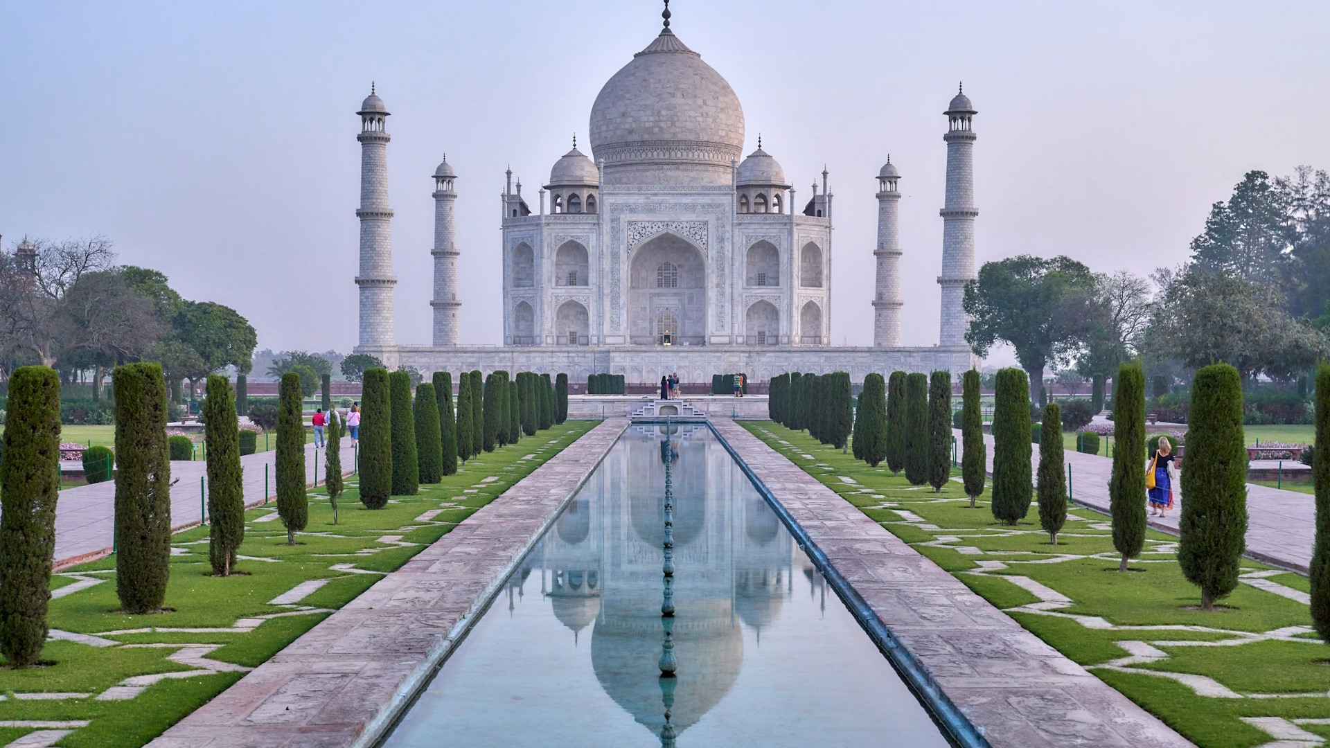 Taj Mahal, en la ciudad de Agra