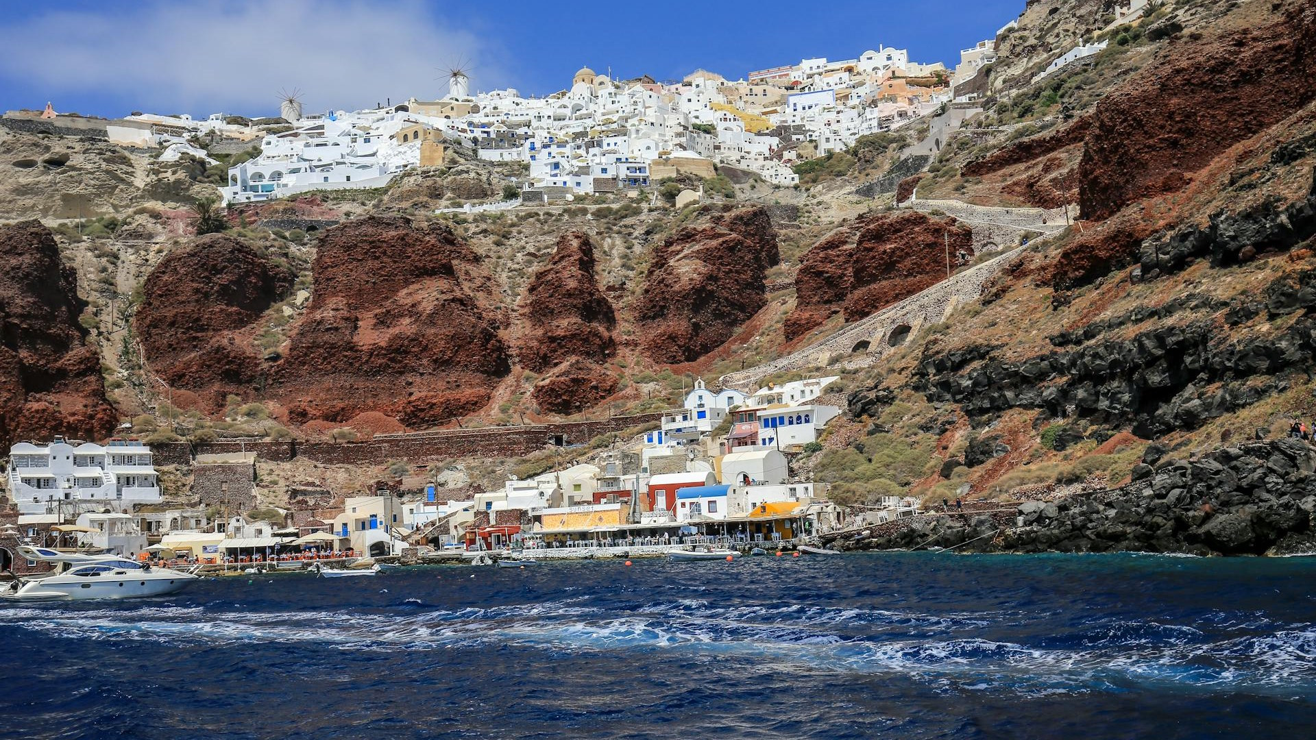 Acantilados de la Caldera de Santorini Acantilados de la Caldera de Santorini
