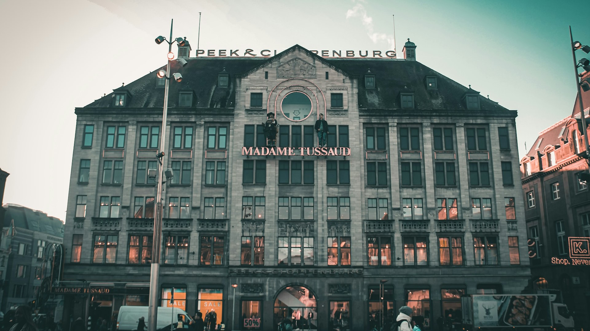 Vista de la fachada de Madame Tussaud, el Museo de Cera de Ámsterdam