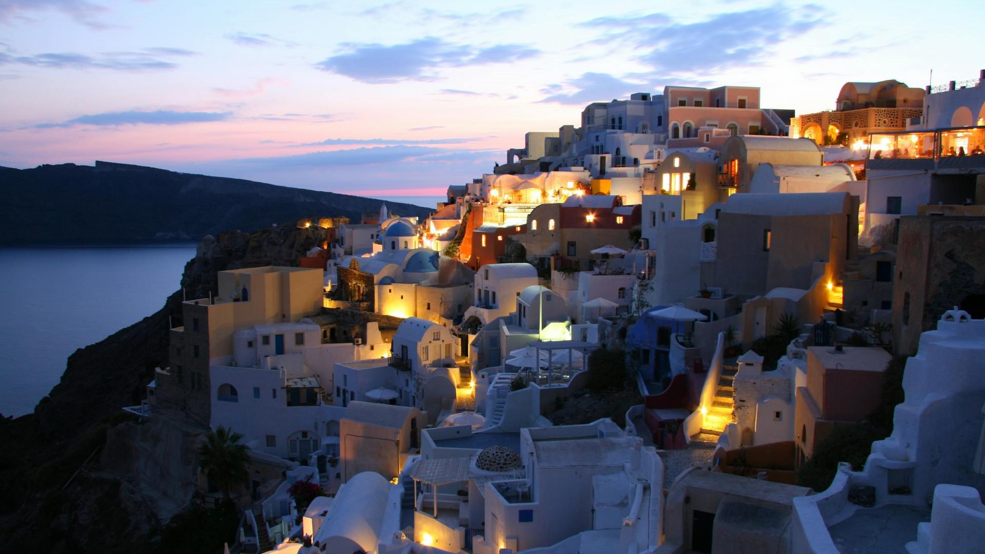 Atardecer en Santorini