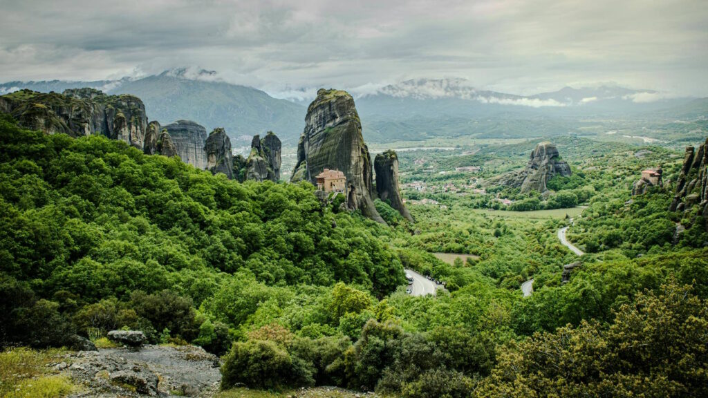 Valle y naturaleza de Meteora