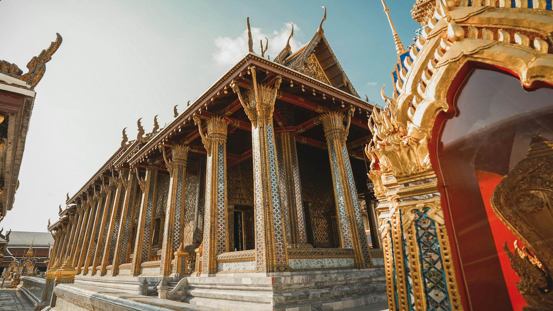 Templo de Buda Esmeralda en el Gran Palacio de Bangkok