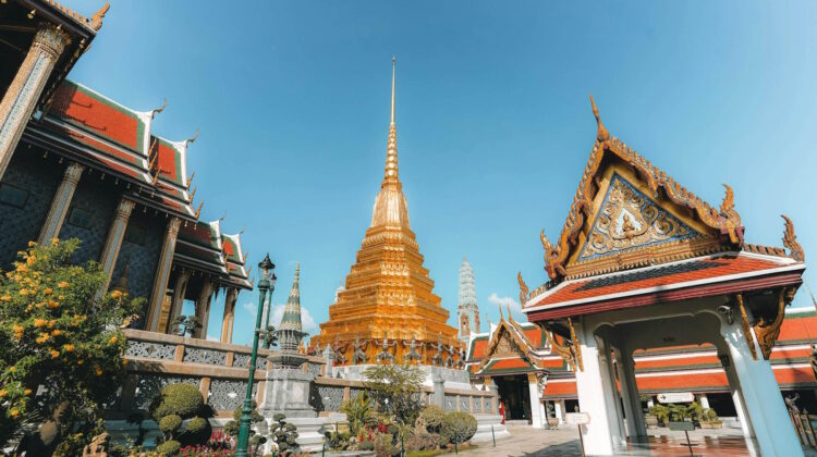 Vista del Gran Palacio de Bangkok
