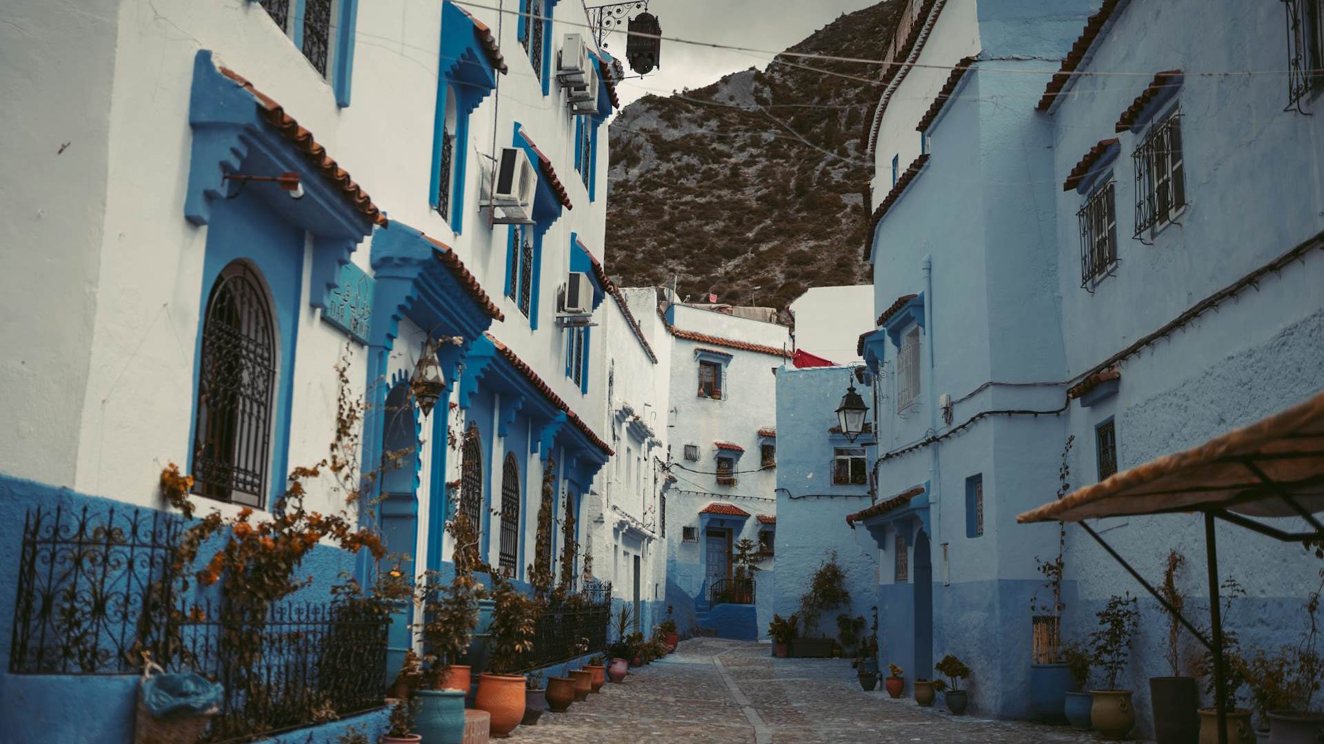 Callejones de influencia andalusí en Chefchaouen