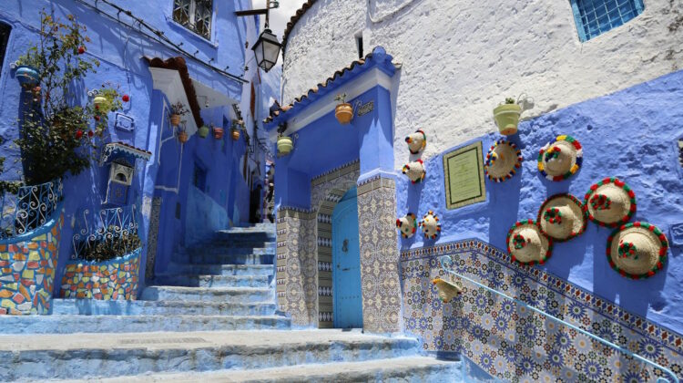 Casas azules en Chefchaouen