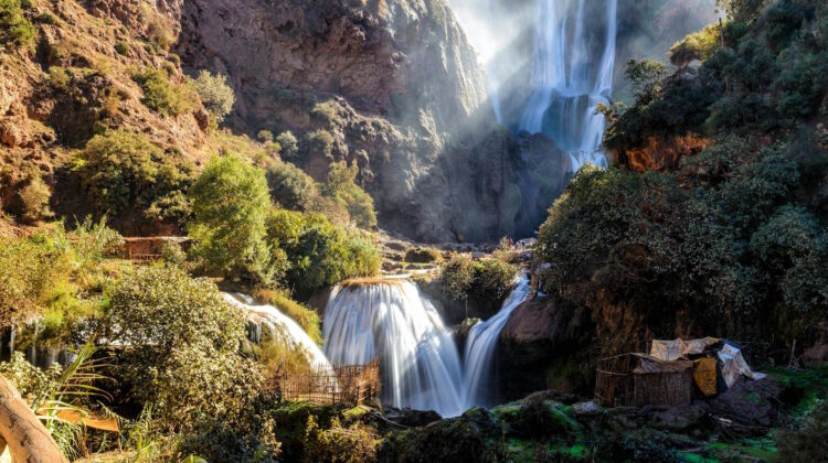 Vistas de las Cascadas de Ouzoud