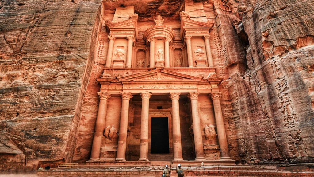 Fachada del Tesoro de Petra