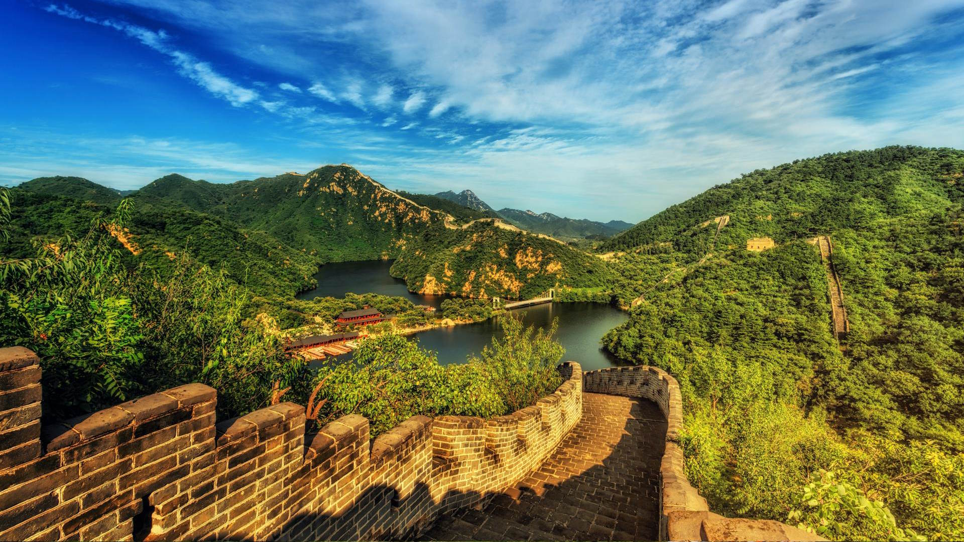 Paisajes alrededor de la Gran Muralla China Paisajes alrededor de la Gran Muralla China