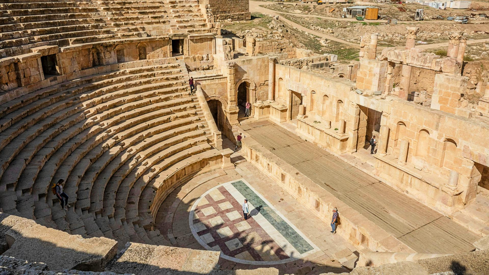 Teatro romano de la ciudad de Jerash
