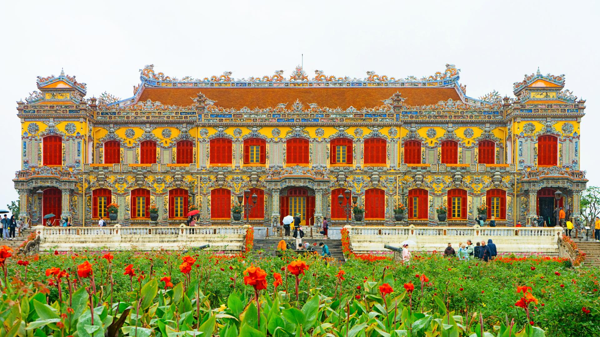 palacio-imperial-hue-vietnam Fachada del palacio imperial de Hue