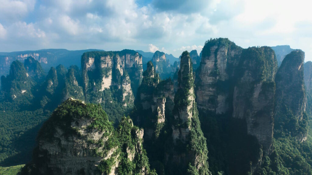 Montañas del Parque Nacional de Zhangjiajie
