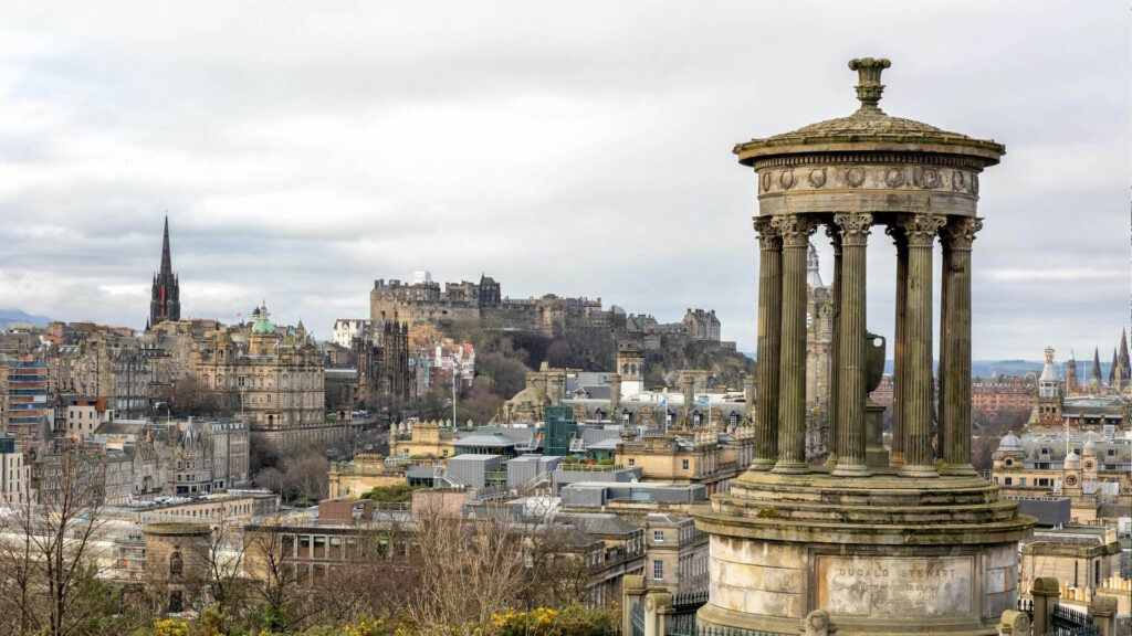 Monumento a Dugald Stewart en Calton Hill