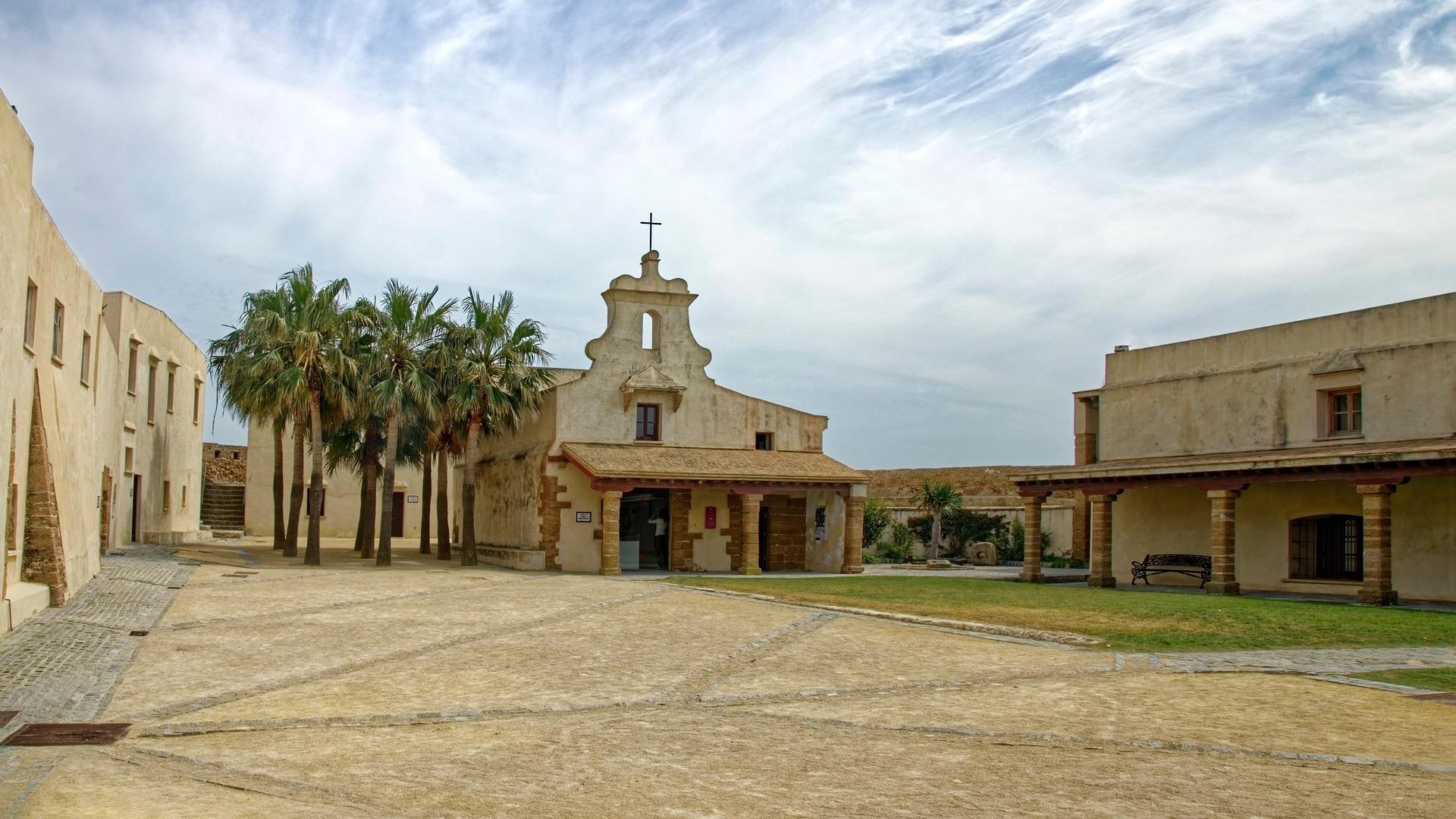 Interior de la fortaleza del Castillo de Santa Catalina