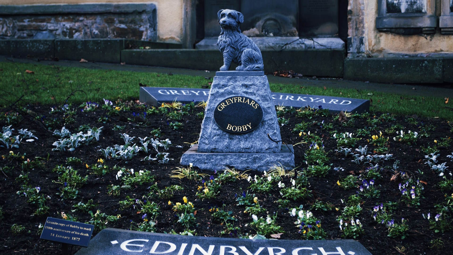 Tumba de Bobby, el Skye Terrier más adorado de Edimburgo