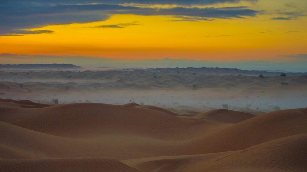 Atardecer en las dunas