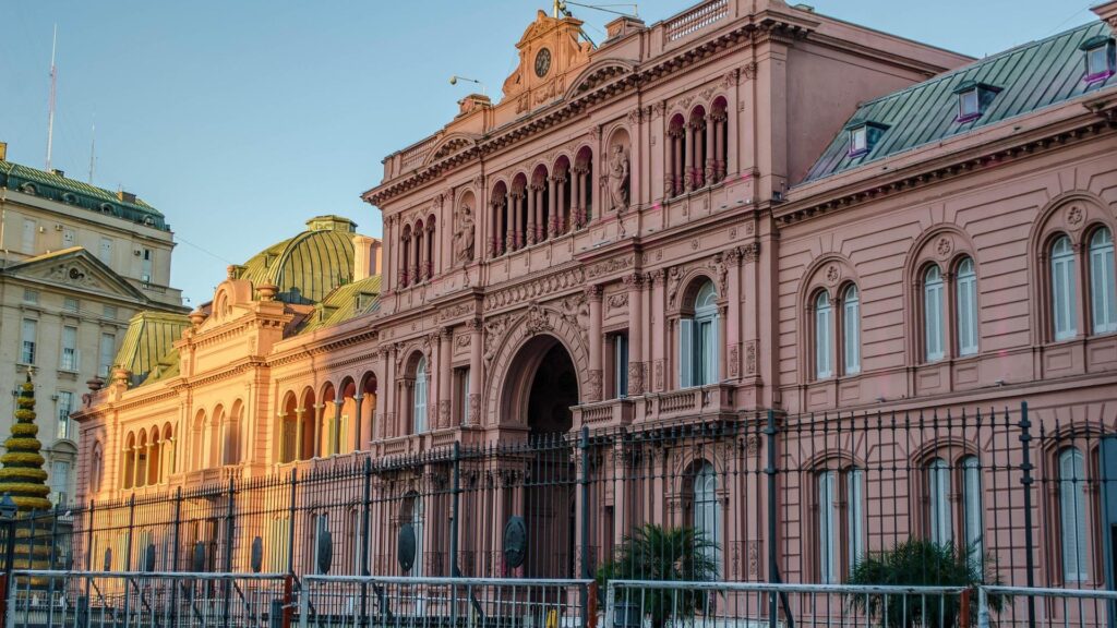 Fachada de la Casa Rosada
