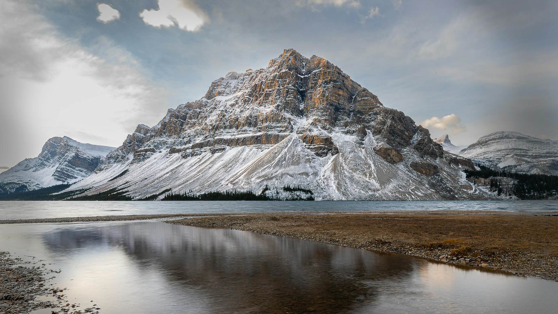 Lago Bow en Alberta