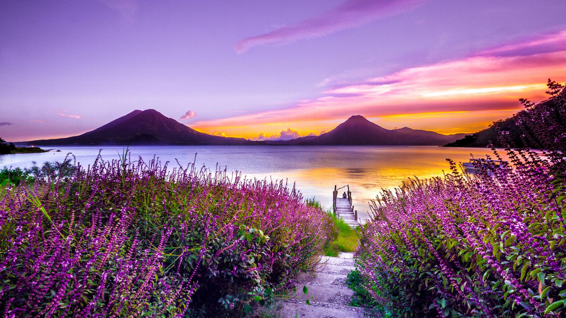 Lago Atitlán en Guatemala
