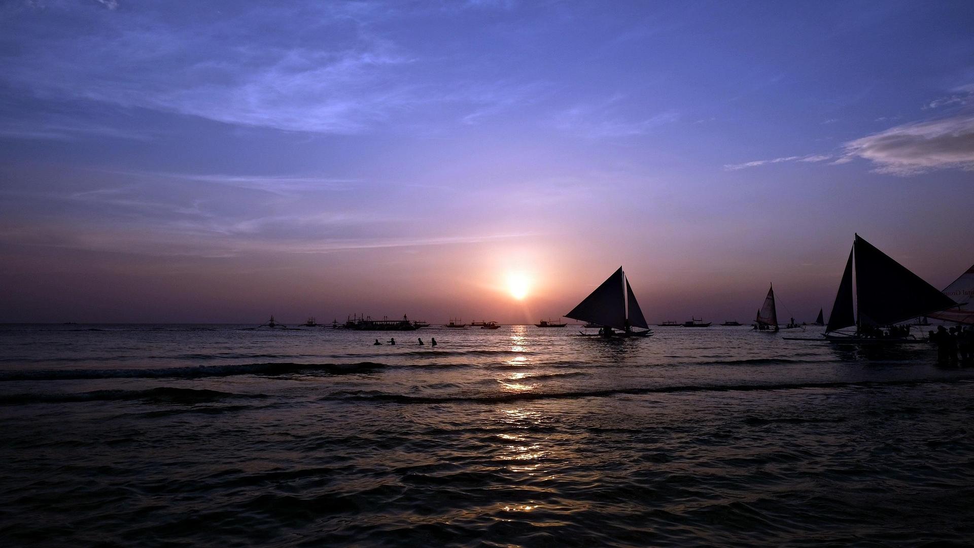 Atardecer en Borácay