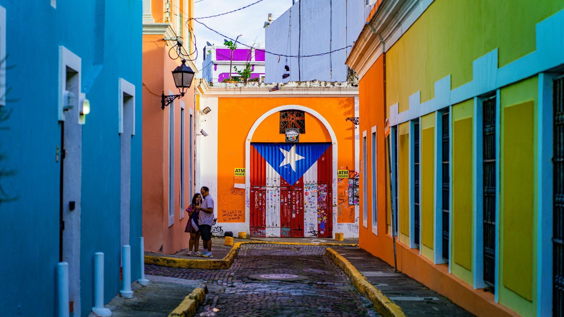 Calle Fortaleza en San Juan Calle Fortaleza en San Juan