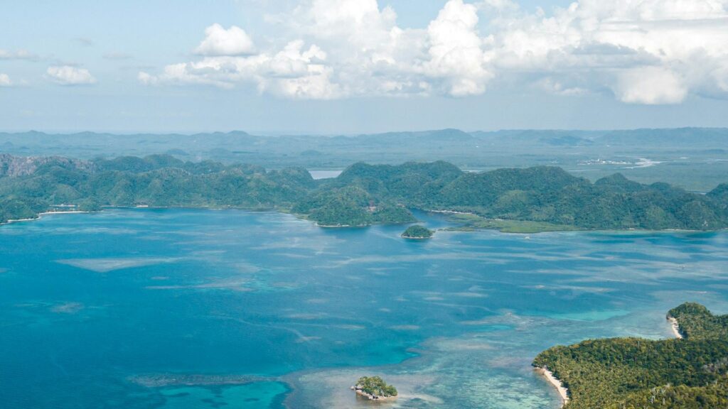 Vista aérea de Siargao