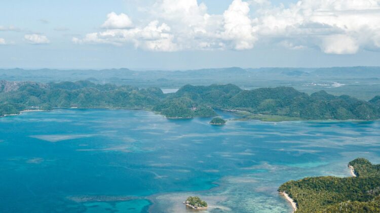Vista aérea de Siargao