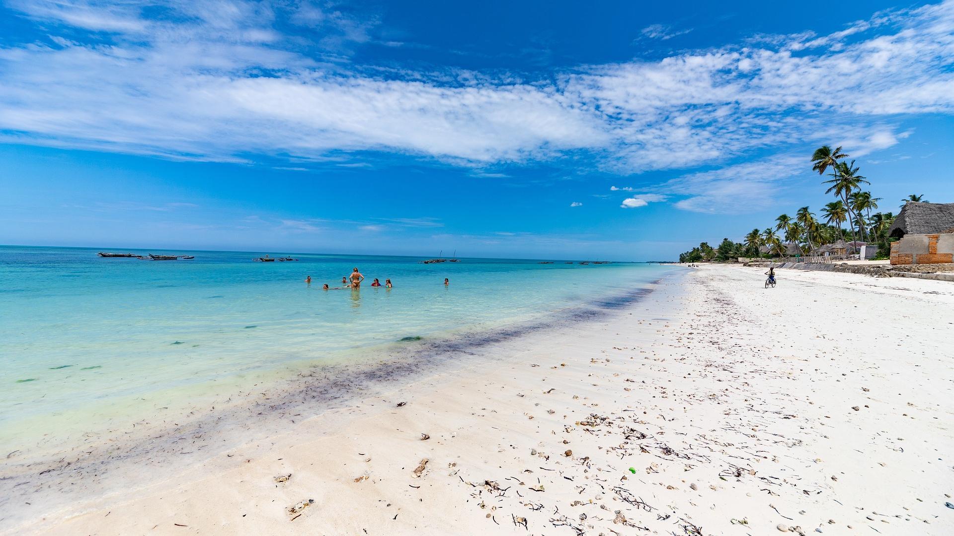 Playa en Zanzíbar, Tanzania